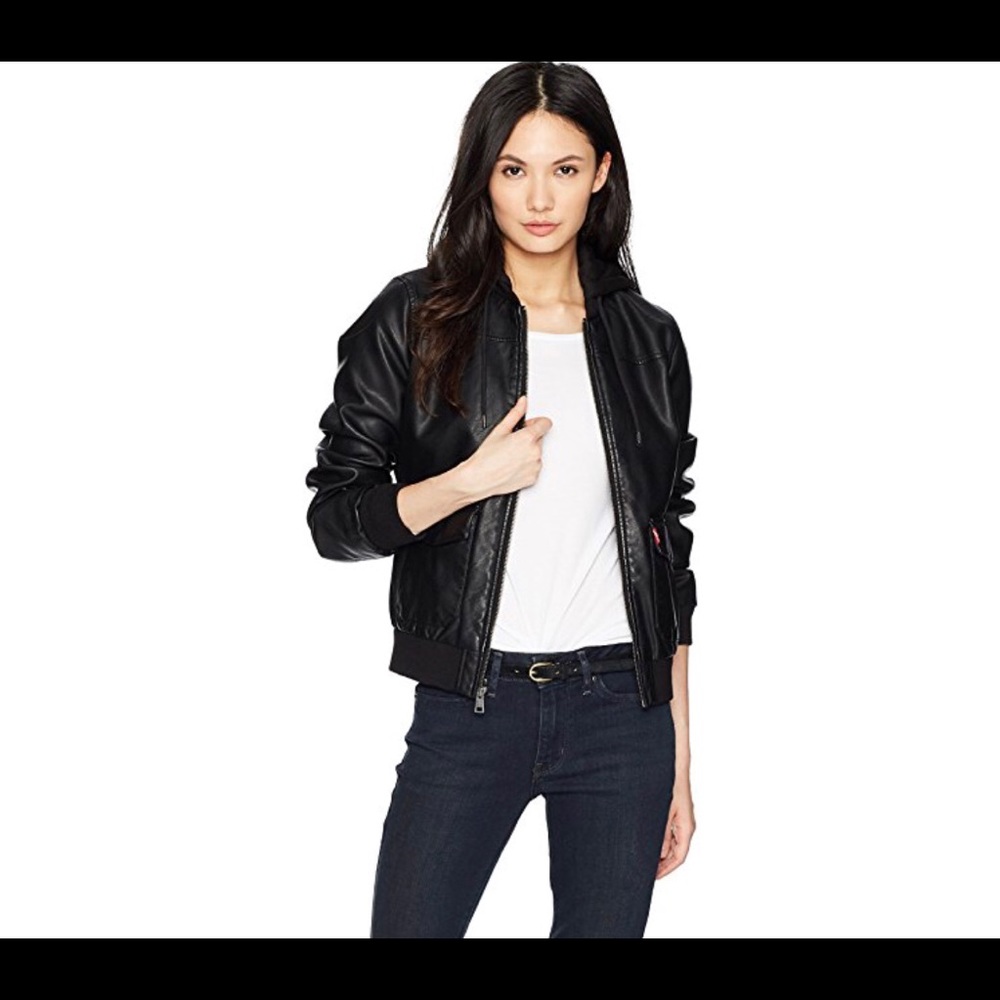 Levi’s faux leather jacket